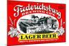 Fredericksburg Brewing Co.'s Lager Beer-null-Mounted Art Print