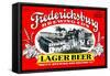 Fredericksburg Brewing Co.'s Lager Beer-null-Framed Stretched Canvas