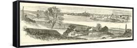 Fredericksburg, from Falmouth, November 1862-null-Framed Stretched Canvas