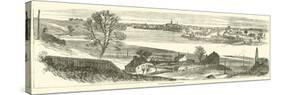 Fredericksburg, from Falmouth, November 1862-null-Stretched Canvas