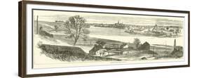 Fredericksburg, from Falmouth, November 1862-null-Framed Premium Giclee Print