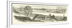 Fredericksburg, from Falmouth, November 1862-null-Framed Premium Giclee Print