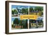 Fredericksburg, Virginia, Famous Scenes of the City-Lantern Press-Framed Art Print