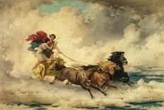 Apollo in the Chariot of the Sun-Frederik Arthur Bridgman-Stretched Canvas