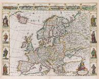 Nova Orbis Tabula in Lucem Edita, c1670-Frederik De Wit-Premium Giclee Print