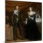 Frederik Hendrik and Amalia of Solms-Braunfels, C.1637-8 (Oil on Canvas)-Gerrit van Honthorst-Mounted Giclee Print