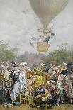 The Merry-Go-Round, Smart Visitors to a Country Fair in the Eighteenth Century-Frederik Hendrik Kaemmerer-Giclee Print