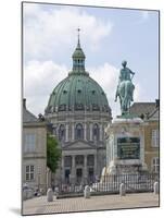 Frederik's Church From the Inner Courtyard of the Amalienborg Palace, Copenhagen, Denmark-James Emmerson-Mounted Photographic Print