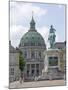 Frederik's Church From the Inner Courtyard of the Amalienborg Palace, Copenhagen, Denmark-James Emmerson-Mounted Photographic Print