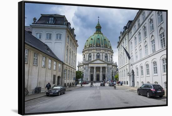 Frederik's Church, known as the Marble Church, Copenhagen, Denmark-Michael Runkel-Framed Stretched Canvas