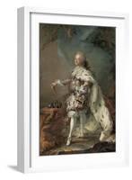 Frederik V in his Anointing Robes, c. 1750-Carl Gustaf Pilo-Framed Giclee Print