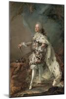 Frederik V in his Anointing Robes, c. 1750-Carl Gustaf Pilo-Mounted Giclee Print