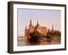 Frederiksborg Castle, Denmark. 1848-Ferdinand Richardt-Framed Giclee Print