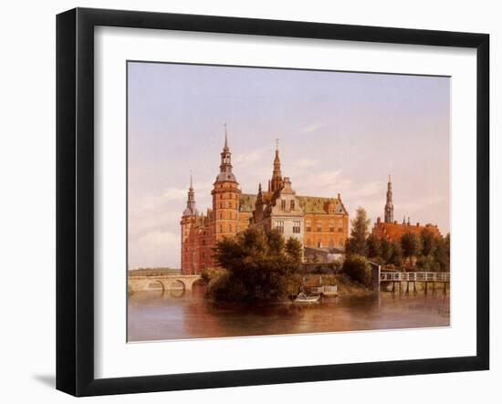 Frederiksborg Castle, Denmark. 1848-Ferdinand Richardt-Framed Giclee Print