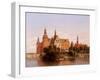 Frederiksborg Castle, Denmark. 1848-Ferdinand Richardt-Framed Giclee Print