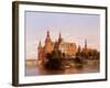 Frederiksborg Castle, Denmark. 1848-Ferdinand Richardt-Framed Giclee Print