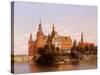 Frederiksborg Castle, Denmark. 1848-Ferdinand Richardt-Stretched Canvas