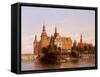 Frederiksborg Castle, Denmark. 1848-Ferdinand Richardt-Framed Stretched Canvas