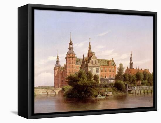 Frederiksborg Castle, Denmark, 1848-Ferdinand Richardt-Framed Stretched Canvas