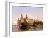 Frederiksborg Castle, Denmark, 1848-Ferdinand Richardt-Framed Giclee Print