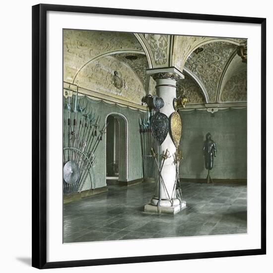 Frederiksborg Castle, Denmark, the Guards' Hall-Leon, Levy et Fils-Framed Photographic Print