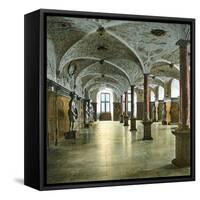 Frederiksborg Castle, the Hall of Knights, Called Hall of the Rose-Leon, Levy et Fils-Framed Stretched Canvas