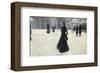 Frederiksborg Park, Copenhagen in Winter-Paul Fischer-Framed Giclee Print