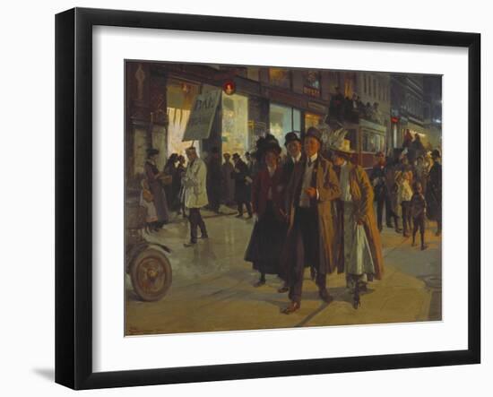 Frederiksborggade, Copenhagen, 1912-Erik Henningsen-Framed Giclee Print