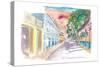 Frederiksted US Virgin Islands Colonial Promenade At Sunset St Croix-M. Bleichner-Stretched Canvas