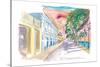 Frederiksted US Virgin Islands Colonial Promenade At Sunset St Croix-M. Bleichner-Stretched Canvas