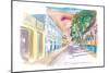 Frederiksted US Virgin Islands Colonial Promenade At Sunset St Croix-M. Bleichner-Mounted Premium Giclee Print