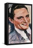 Fredric March, (1897-197), Two Time Academy Award Winning American Actor, 20th Century-null-Framed Stretched Canvas