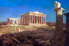 Frederick Edwin Church The Parthenon-Fredrick Edwin Church-Framed Art Print