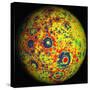 Free-air Lunar Gravity Globe-Stocktrek Images-Stretched Canvas
