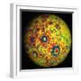 Free-air Lunar Gravity Globe-Stocktrek Images-Framed Photographic Print