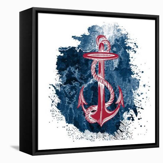 Free as the Sea 2-Kimberly Allen-Framed Stretched Canvas