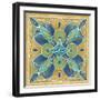 Free Bird Mexican Tiles I-Daphne Brissonnet-Framed Art Print