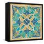 Free Bird Mexican Tiles II-Daphne Brissonnet-Framed Stretched Canvas