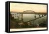 Free Bridge, Little Rock, Arkansas-null-Framed Stretched Canvas