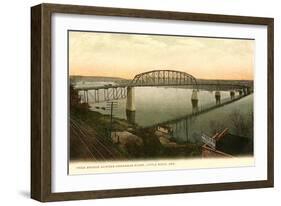 Free Bridge, Little Rock, Arkansas-null-Framed Art Print
