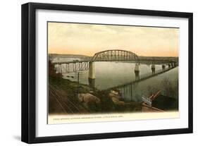 Free Bridge, Little Rock, Arkansas-null-Framed Art Print