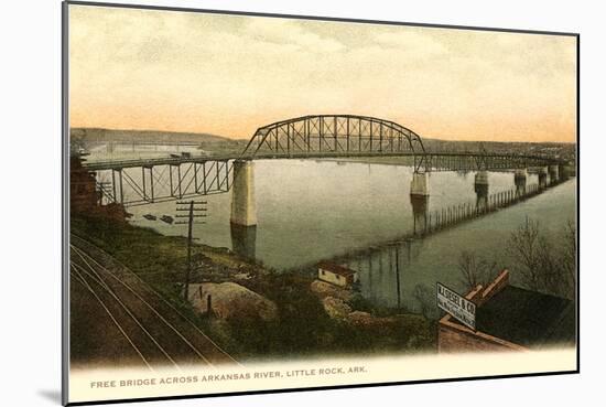 Free Bridge, Little Rock, Arkansas-null-Mounted Art Print