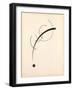 Free Curve to the Point - Accompanying Sound of Geometric Curves, 1925 (Ink on Paper)-Wassily Kandinsky-Framed Giclee Print