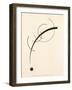 Free Curve to the Point - Accompanying Sound of Geometric Curves, 1925-Wassily Kandinsky-Framed Art Print