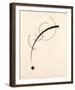 Free Curve to the Point - Accompanying Sound of Geometric Curves, 1925-Wassily Kandinsky-Framed Art Print