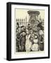 Free Education, Children Drinking at a Fountain Out of School Hours-Charles Paul Renouard-Framed Giclee Print