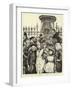 Free Education, Children Drinking at a Fountain Out of School Hours-Charles Paul Renouard-Framed Giclee Print