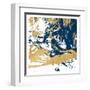 Free Form Blue-OnRei-Framed Art Print