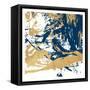 Free Form Blue-OnRei-Framed Stretched Canvas