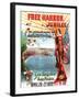 Free Harbor Jubilee Poster, Los Angeles & San Pedro, California-null-Framed Art Print